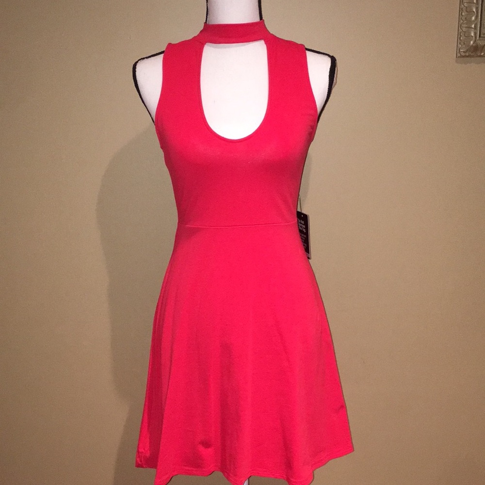 Express Red sleeveless dress